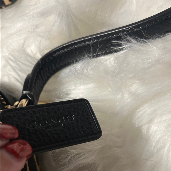 Coach Black and Tan Leopard Crossbody/Wristlet Set - Picture 4 of 13